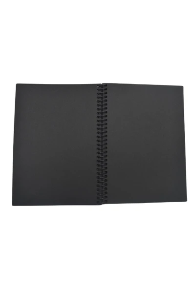 GÜRMAT 14x20 Siyah Yapraklı Defter Spiralli 40 Yaprak - 2