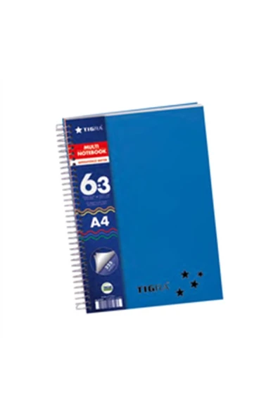 Tigra Ayraçlı Spiralli Defter 225 Yaprak 6+3
