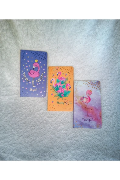 Sincap store Lilamor Tasarım Defter (3 Adet Çizgili )