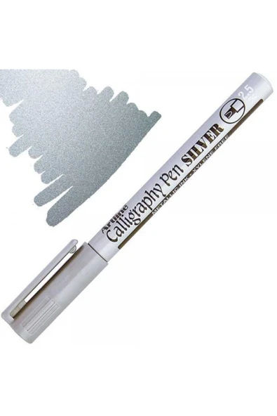 artline Kaligrafi Set (SİLVER-GOLD-WHİTE) Demir Kalemi Metalik - 2