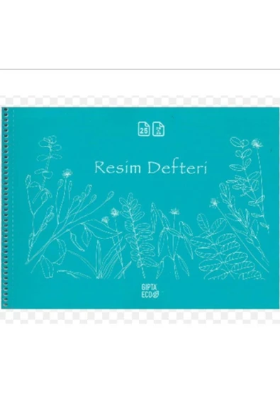 Gıpta Eco Resim Defteri 25*35 Spiralli 25 Yp - 2