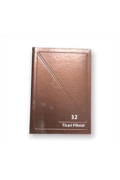 GÜRMAT 16*23 Cilt Bezli 32’li Ticari Fihrist