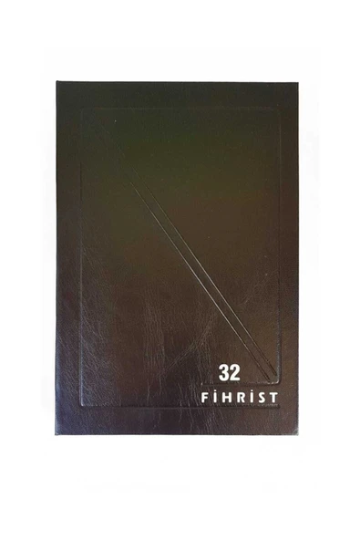 Gürpaş Ticari Fihrist 32'Li 20X28 Cilt Bezli
