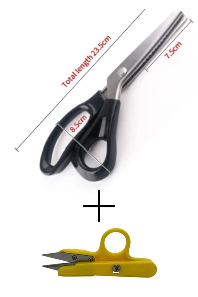 Artus Tedarik Sürfile ( Zikzak) + Iplik Temizleme (tc-800) Kumaş Deri Kağıt Terzi Makası - 4