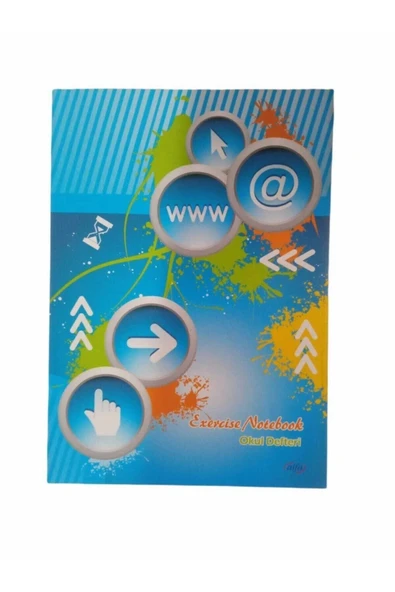 Alfa 192 Yaprak Kareli A4 Defter