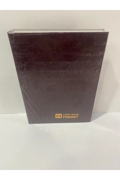 Gülpaş 176 TİCARİ FİHRİST 20X28 (TERMO DERİ KAPAK) 24 LÜ