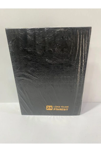 Gülpaş 176 TİCARİ FİHRİST 20X28 (TERMO DERİ KAPAK) 24 LÜ