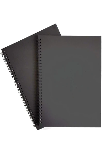 Edding Siyah Yapraklı Defter Spiralli 14x20 100 Gr. 40 Sayfa Ve Beyaz Kaliteli Jel Kalem - 3