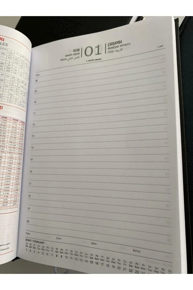 sim kırtasiye 2025 Suni Deri Ajanda Koyu Lacivert - 2