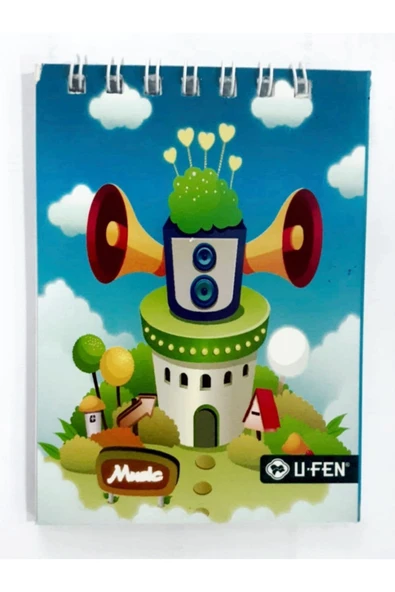 UFEN A7 Spiralli Not Defteri 7,5*10 Cm