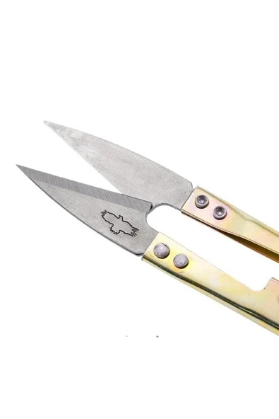FDM Mivela Konfeksiyon Iplik Temizleme Makası Metal Kasalı Kılıflı - 3