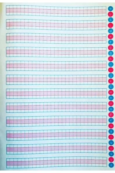 Ema Çocuk 24 Yaprak A4 Büyük Boy Standart Kılavuz Çizgili Güzel Yazı Defteri 10 Adet - 2