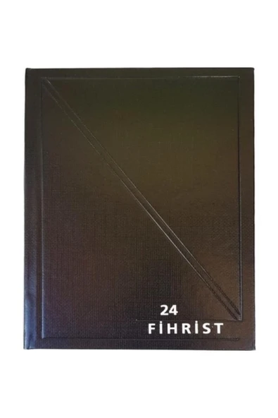 Gürpaş Cilt Bezli Ticari Fihrist 24lü 17*24