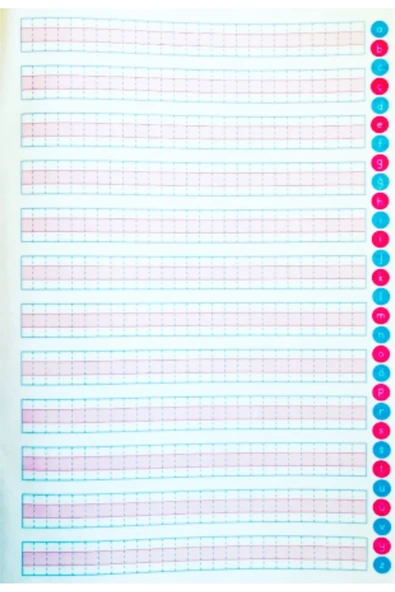 Ema Çocuk 24 Yaprak A4 Büyük Boy Standart Kılavuz Çizgili Güzel Yazı Defteri 3 Adet - 3