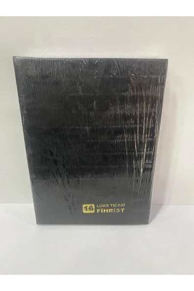 Gülpaş 174 TİCARİ FİHRİST 20X28 (TERMO DERİ KAPAK) 16 LI