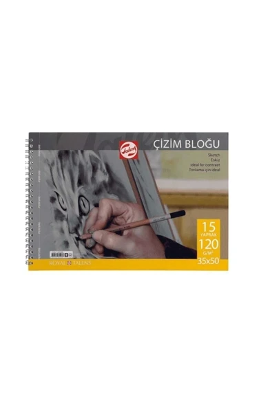 Talens Çizim Bloğu 120gr 35x50 15yp T120355015 - 2