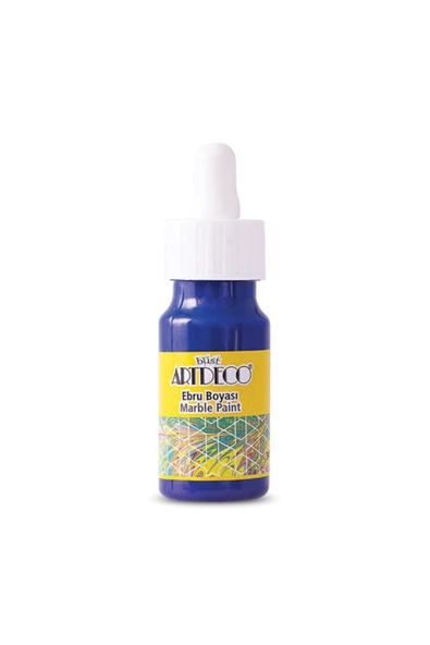 Artdeco Ebru Boyası 30 ml Mavi Y-016b-10
