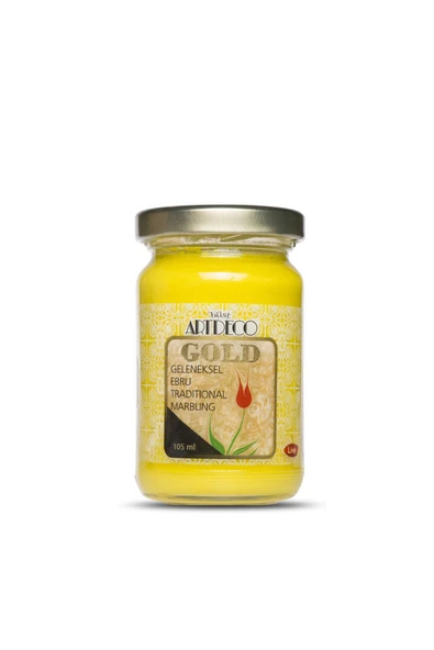 Artdeco Gold Geleneksel Ebru Boyası 105ml - 150 Sarı
