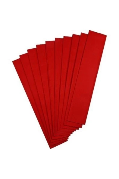 Ticon 50*200 Cm 25li Kırmızı Renk Krapon Kağıdı