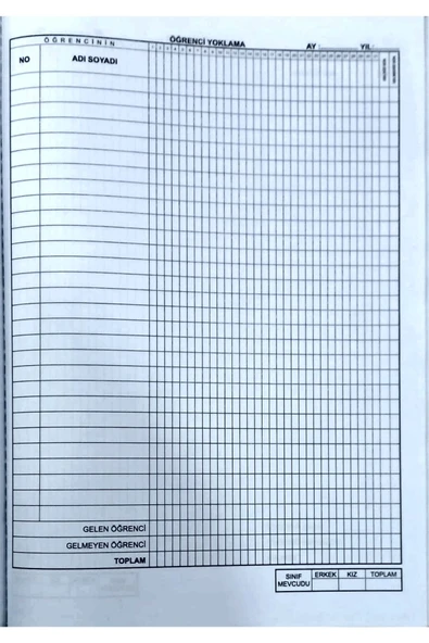 Gülpaş Anasınıfı Sınıf Defteri Pp.kpk.25*35 512 - 6