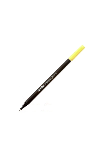 artline Supreme Fine Pen (0.4 Mm) Kalem Açık Sarı