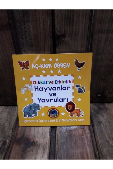 Karatay Çocuk Aç-kapa Öğren Dikkat Ve Etkinlik (hayvanlar Ve Yavruları)