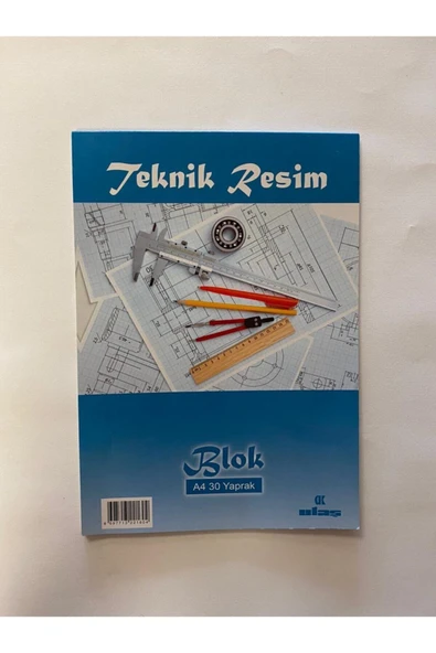 Ulaştı Tex Teknik Resim Defteri Teknik Blok 30 Yp A4