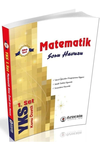 Özde Bir Yayınları Özdebir Tyt Matematik Soru Havuzu Altın Seri