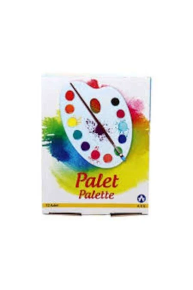 Ark Resim Paleti 12 Adet 1 Paket