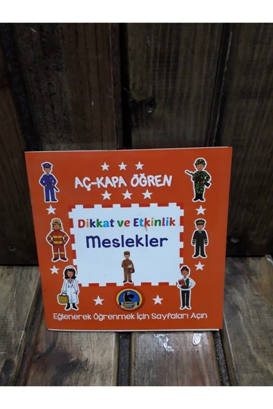 Karatay Çocuk Aç-kapa Öğren Dikkat Ve Etkinlik (meslekler)