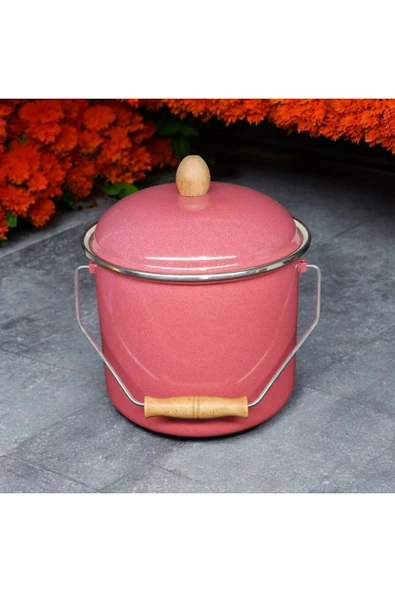 AKBELLİ GROUP Emaye Yoğurt Tenceresi Emaye Bakraç 20cm 5lt