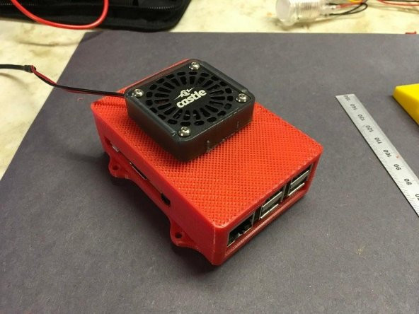 Raspberry Pi 3 Fan Kutusu Plastik Aparat