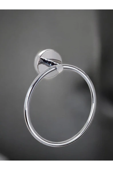 AKBELLİ GROUP 5 Yıl Garantili DELTALİNE Şık Modern Premium Yeni Model Paslanmaz Çelik Yuvarlak Havluluk