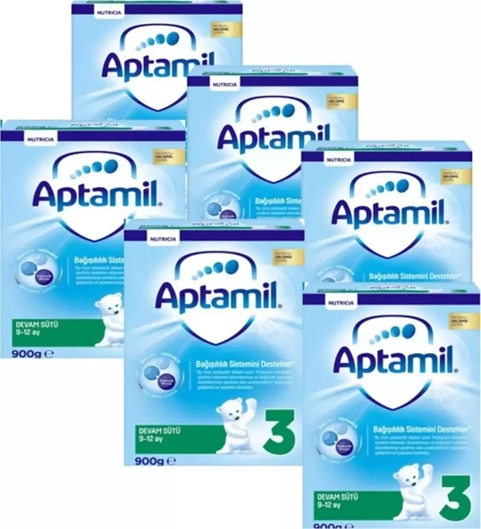 Aptamil 3 Devam Sütü 900 gr 6 Adet