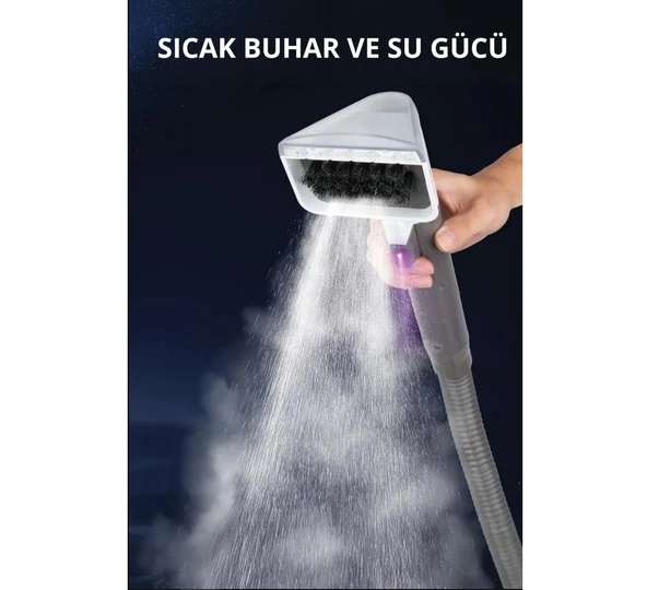 Kiwi KCC-4321 Buharlı Koltuk ve Halı Yıkama Leke Çıkartma Makinesi Gri Renk - 5