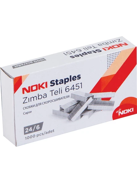 Noki Zımba Teli 24/6 Beyaz 10 Paket (1 Kutu)