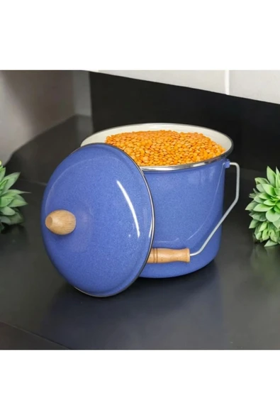 AKBELLİ GROUP Emaye Yoğurt Tenceresi Emaye Bakraç 20cm 5lt - 4