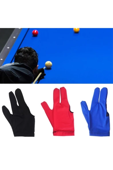 KIRTASİYEM 1 Adet Cırtlı Dikişli Bilardo Eldiveni - 2