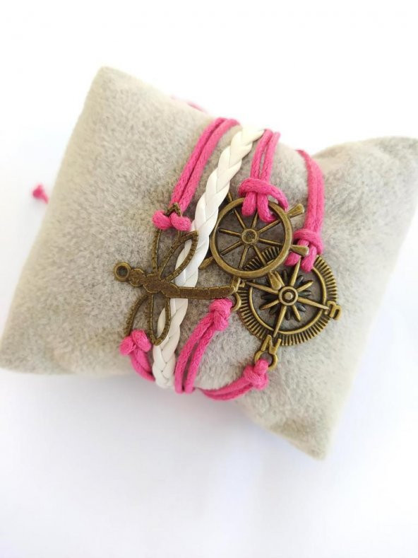 Dümen Pusula Yusufcuk Ayarlanabilir İp Bileklik ürün görseli