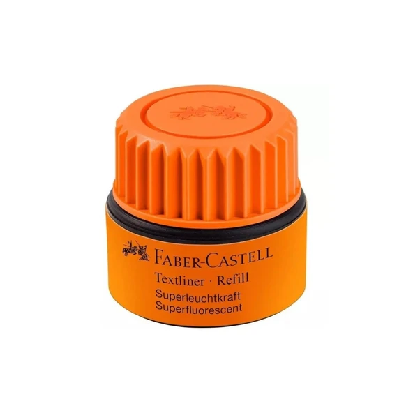 Faber Castell Fosforlu Kalem Mürekkebi 25 ML Turuncu | 1549