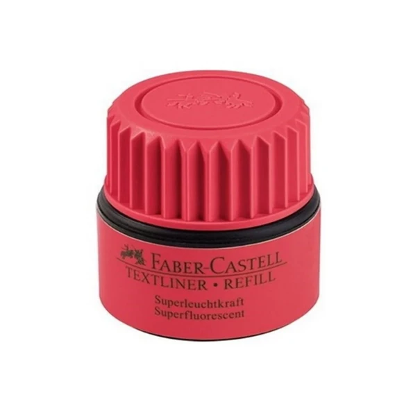 Faber Castell Fosforlu Kalem Mürekkebi 25 ML Kırmızı | 1549
