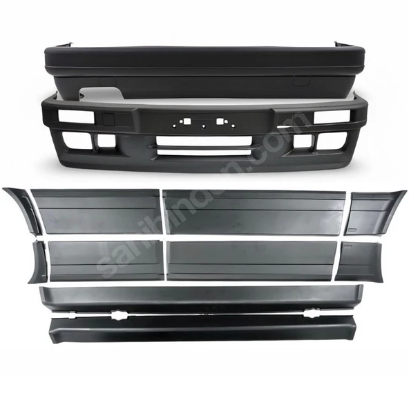 BMW uyumlu E30 M2 sedan BODYKIT SET 82-90 m tech mtech - 2