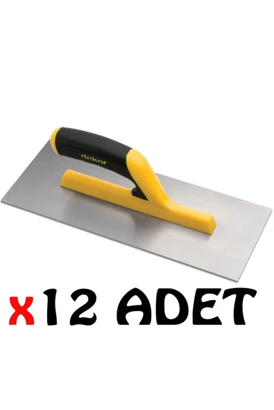 Dekor (Hassan) DH094 ALÇI MALASI AÇIK PLASTIK SAPLI PASLANMAZ ÇELIK 35 CM * 12 ADET