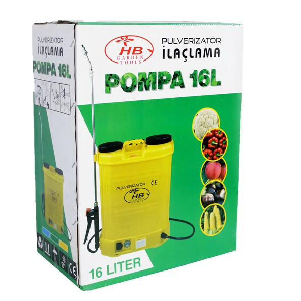 Hb Garden Akülü Şarjlı Sırt İlaçlama Pompası 16 L - 3