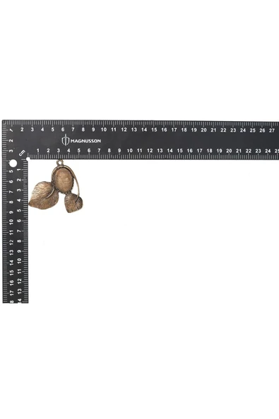 ETAMİN KANAVİÇE TAŞ İŞLEME KOLYE ÇERCEVESİ KOLYE UCU (5 ADET) - 5