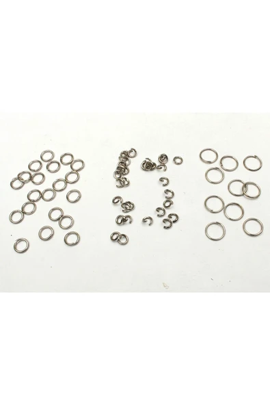 3-6 MM BİJUTERİ TAKI HALKASI (100 GRAM) - Resim 2