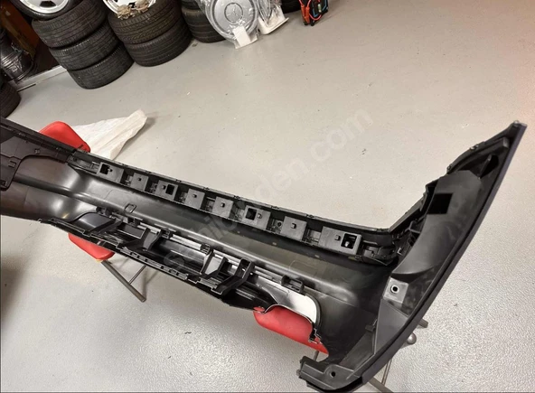 E46 sedan bmw uyumlu m tech 2 arka tampon plastik - 8