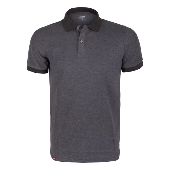 Evolite DeepRaw Bay Polo T-Shirt - Antrasit - 9