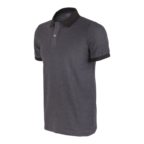 Evolite DeepRaw Bay Polo T-Shirt - Antrasit - 3