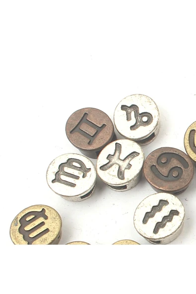 3X6 MM BURÇ- GEZEGEN- MİTOLOJİK DESENLİ YUVARLAK BİLEKLİK KÖPRÜ APARATI (100 GRAM) - Resim 4